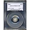 Image 1 : 1868 3CS PR63 Cameo PCGS. Just a hint of