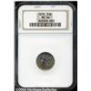 Image 1 : 1870 3CN MS66 NGC. Gold-gray toning over fully