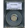 Image 1 : 1871 3CN MS66 PCGS. Sharply struck from
