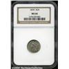 Image 1 : 1874 3CN MS66 NGC. Well struck with fine