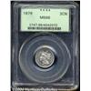 Image 1 : 1879 3CN MS66 PCGS. Fully struck with pretty