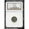 Image 1 : 1867 3CN PR65 NGC. Fully struck with beautiful