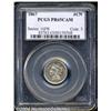 Image 1 : 1867 3CN PR65 Cameo PCGS. Frosty in texture,