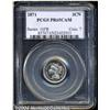 Image 1 : 1871 3CN PR65 Cameo PCGS. Fully brilliant with