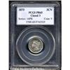 Image 1 : 1873 3CN Closed 3 PR65 PCGS. The pillars of