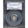 Image 1 : 1877 3CN PR64 Deep Cameo PCGS. Fully struck