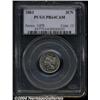 Image 1 : 1883 3CN PR64 Cameo PCGS. Mostly brilliant