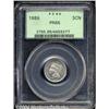 Image 1 : 1888 3CN PR65 PCGS. Nicely preserved with