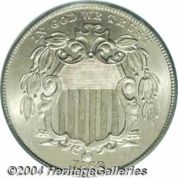 1869 5C MS66 PCGS. The first of two Superb