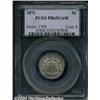 Image 1 : 1872 5C PR65 Cameo PCGS. A thin layer of