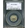 Image 1 : 1876 5C PR65 PCGS. Pleasing light golden-brown