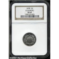 1878 5C PR67 NGC. Ex: Eliasberg. Only 2,350
