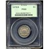 Image 1 : 1879/8 5C PR66 PCGS. Bright, frosty luster