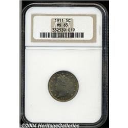 1911 5C MS65 NGC. Boldly struck, if slightly