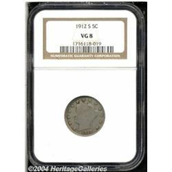 1912-S 5C VG8 NGC. The '12-S is one of the