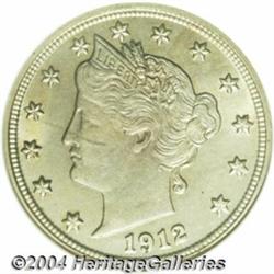 1912-S 5C MS65 NGC. Lustrous and nearly