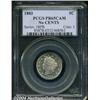Image 1 : 1883 5C No Cents PR65 Cameo PCGS. The 1 in the