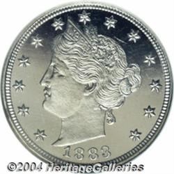 1883 5C With Cents PR66 Deep Cameo NGC. The