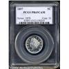 Image 1 : 1897 5C PR65 Cameo PCGS. The only toning on