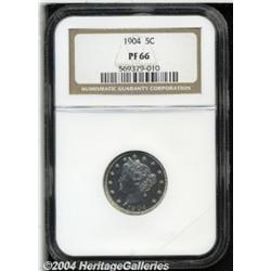 1904 5C PR66 NGC. Well struck and exquisitely