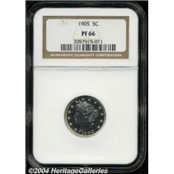 1905 5C PR66 NGC. This is a lovely Gem quality
