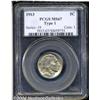 Image 1 : 1913 5C Type One MS67 PCGS. Satiny and lightly