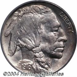 1916-S 5C MS65 PCGS. Exceptionally well struck