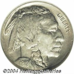 1919-S 5C MS64 NGC. As Buffalo nickel