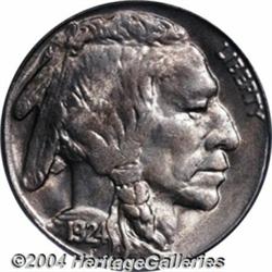 1924-S 5C MS64 PCGS. The 1924-S is a rare, key