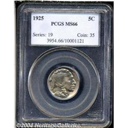 1925 5C MS66 PCGS. Anomalies during the