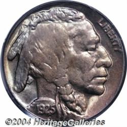 1925-S 5C MS64 PCGS. Softly impressed, as