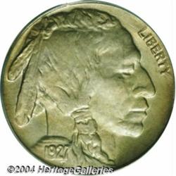 1927-S 5C MS64 PCGS. "Oil slick" iridescence