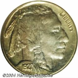 1927-S 5C S MS66 NGC. A very scarce mintmarked