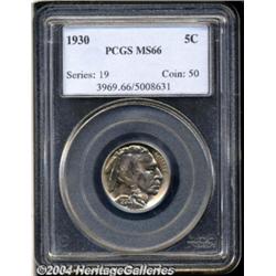 1930 5C MS66 PCGS. Fully struck, save for