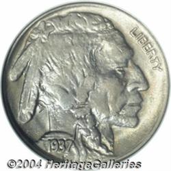 1937-D 5C Three-Legged MS63 NGC. FS-020.2.