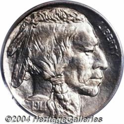 1914 5C PR67 PCGS. A visually exciting example