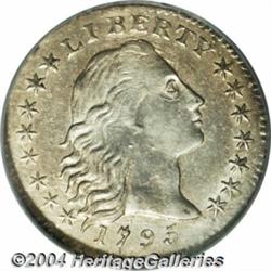 1795 H10C MS60 Details, Obverse Repaired, NCS.