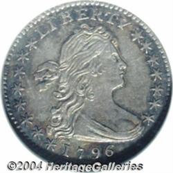 1796 H10C LIKERTY AU58 NGC. V-1, LM-1, R.3.