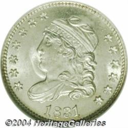 1831 H10C MS66 NGC. V-3, LM-7, R.2. Mostly