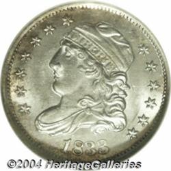 1833 H10C MS65 NGC. V-1, LM-10, R.1.