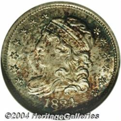 1834 H10C MS65 NGC. V-1, LM-2, R.1. The eighth