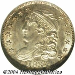 1834 H10C MS65 NGC. V-1, LM-2, R.1. The most