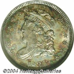 1835 H10C Large Date, Small 5C MS65 NGC. V-10,