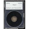 Image 1 : 1856 H10C MS63 PCGS. Lustrous surfaces peek
