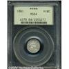 Image 1 : 1861 H10C MS64 PCGS. Bright, satiny silver