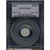 Image 1 : 1861 H10C MS65 PCGS. Lustrous, untoned, with