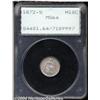 Image 1 : 1872-S H10C Mintmark Above Bow MS64 PCGS. A