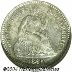 1865 H10C PR67 NGC. The 1865 is among the