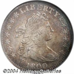 1800 10C AU53 NGC. JR-1, R.4. The more