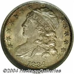 1834 10C Large 4 MS65 NGC. JR-2, R.3. This